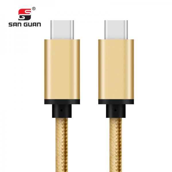 Picture of Type-C to Type-C 5Gbps 60W usb cable（gold）